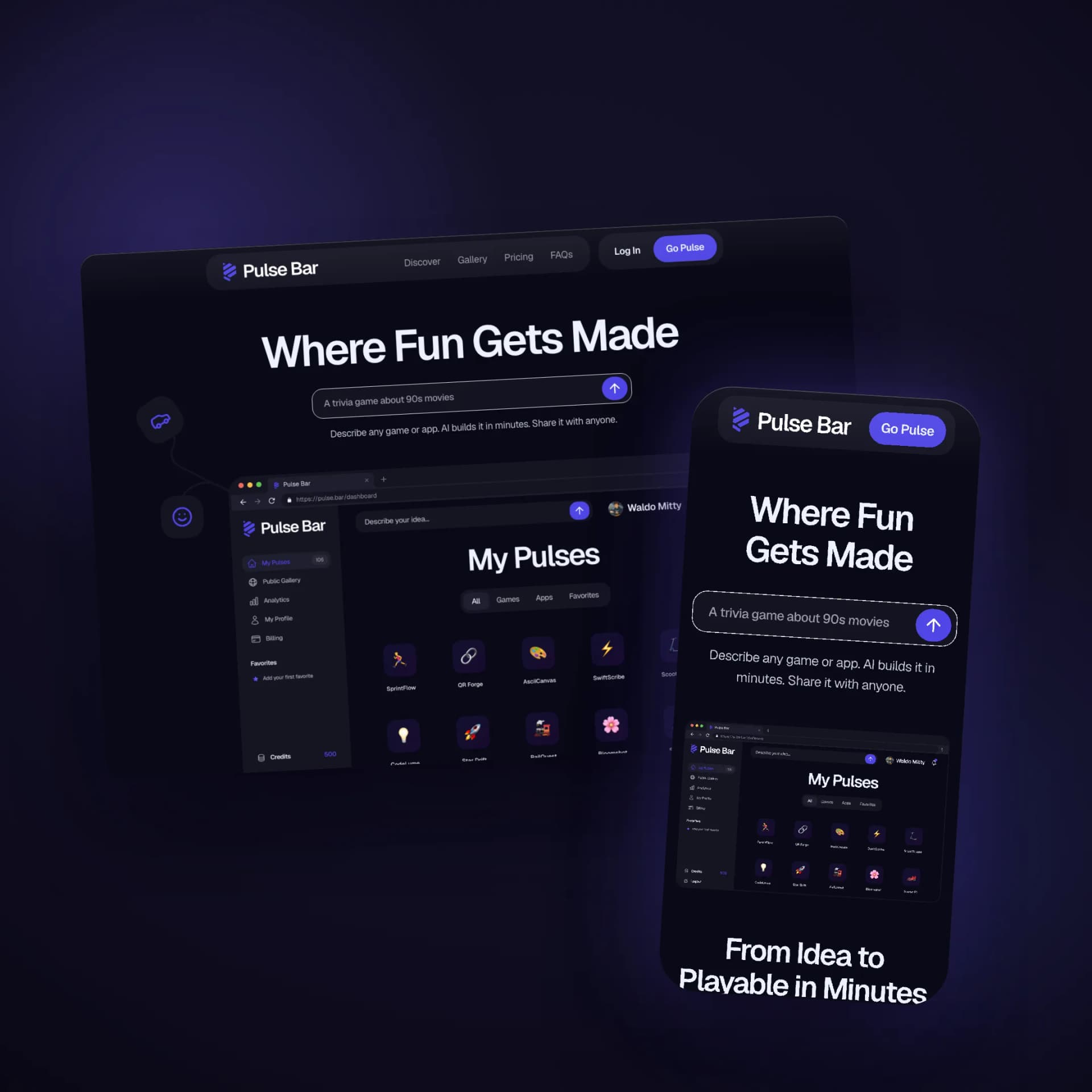Pulse Bar product demo